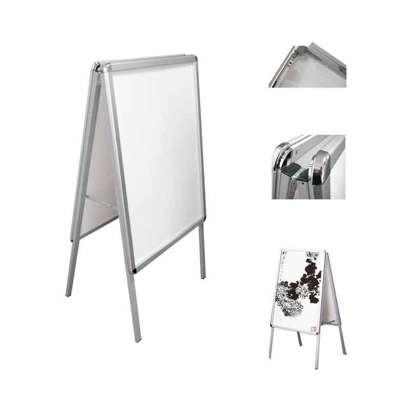 Supermarket Metal Price Tag Sign Display Clip Holder With Frame